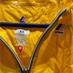 K-WAY packable rain jacket